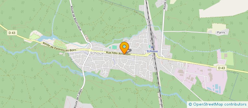 localisation de l'entreprise MONSIEUR JEROME LAPASSOUZE  YCHOUX