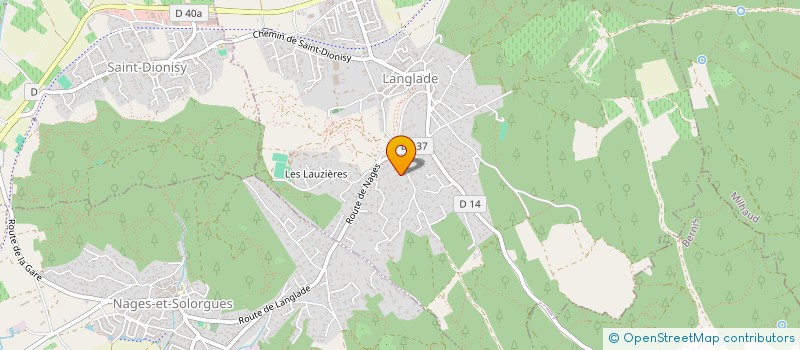 localisation de l'entreprise MONSIEUR JEROME LAPLANCHE  LANGLADE