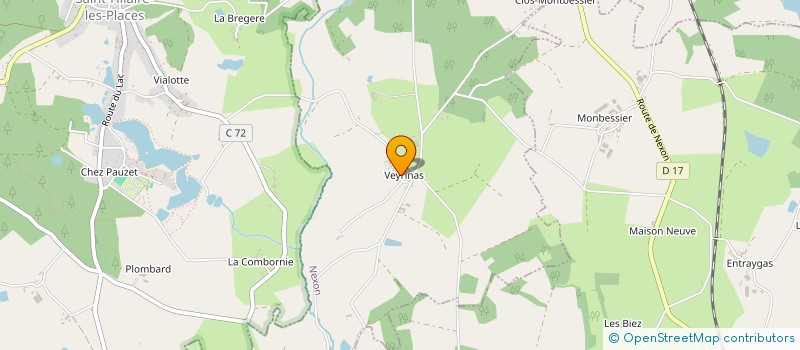 localisation de l'entreprise MONSIEUR JEROME LAPLAUD  NEXON