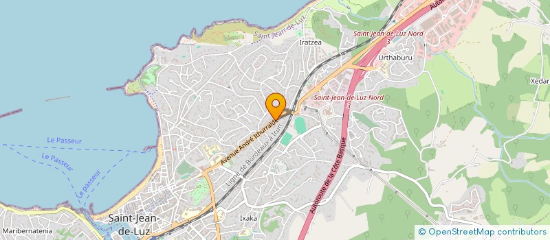 localisation de l'entreprise MONSIEUR JEROME LAPOUMEROULIE à SAINT-JEAN-DE-LUZ
