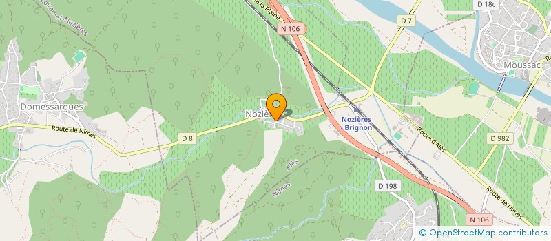 localisation de l'entreprise MONSIEUR JEROME LARAN  BOUCOIRAN-ET-NOZIERES