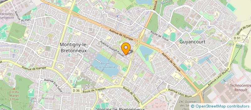 localisation de l'entreprise MONSIEUR JEROME LARDENAIS  MONTIGNY-LE-BRETONNEUX