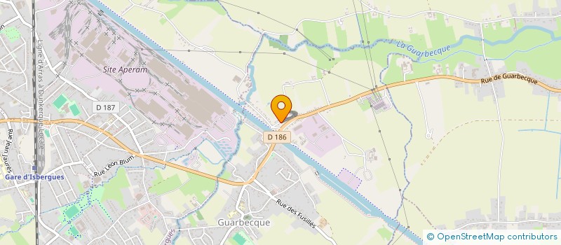 localisation de l'entreprise MONSIEUR JEROME LARIVIERE  ISBERGUES