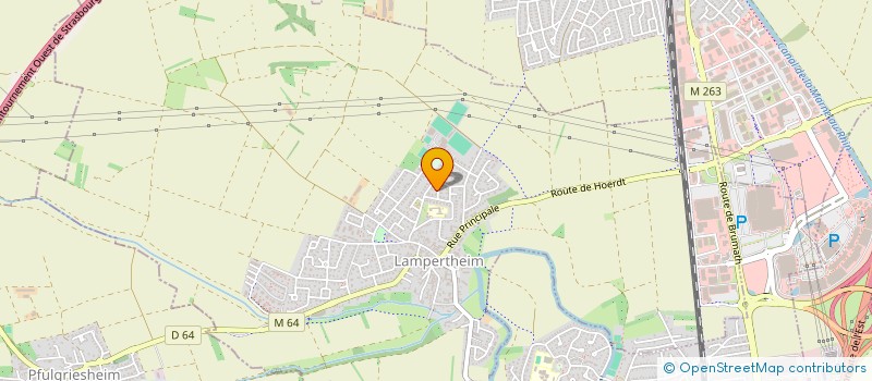 localisation de l'entreprise MONSIEUR JEROME LARQUE  LAMPERTHEIM