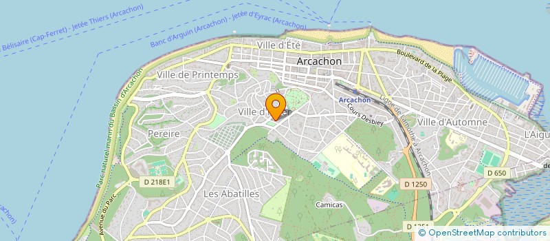 localisation de l'entreprise MONSIEUR JEROME LARRIEU  ARCACHON