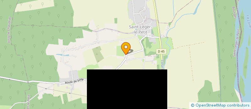 localisation de l'entreprise MONSIEUR JEROME LAUBIER  SAINT-LEGER-LE-PETIT