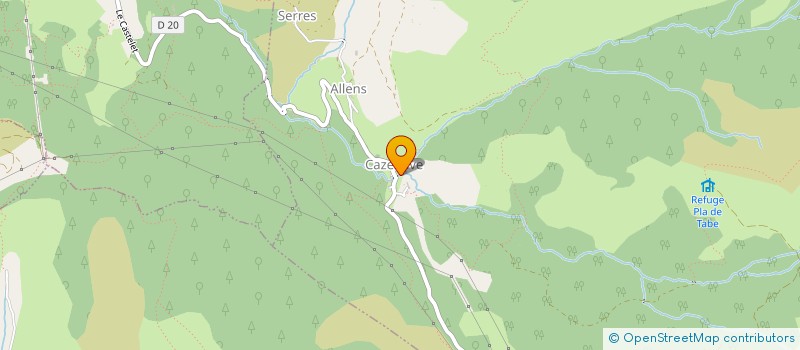 localisation de l'entreprise MONSIEUR JEROME LAUMOND  CAZENAVE-SERRES-ET-ALLENS