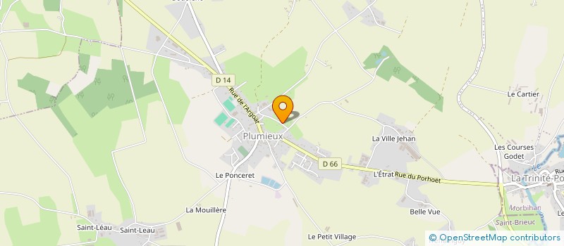 localisation de l'entreprise MONSIEUR JEROME LAUNAY  PLUMIEUX