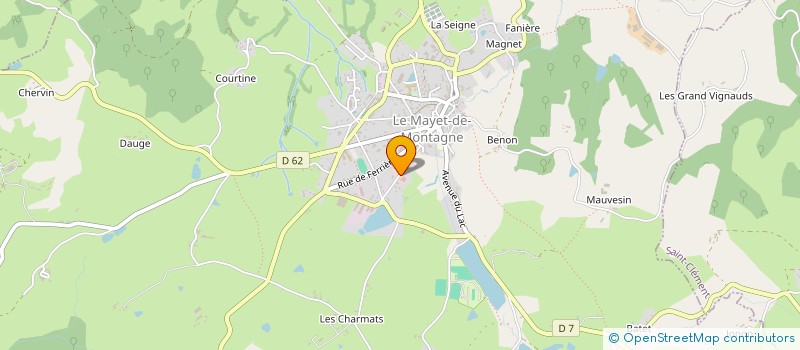 localisation de l'entreprise MONSIEUR JEROME LAURAND  LAPRUGNE