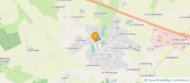 localisation de l'entreprise MONSIEUR JEROME LAURENT à SEVREMOINE