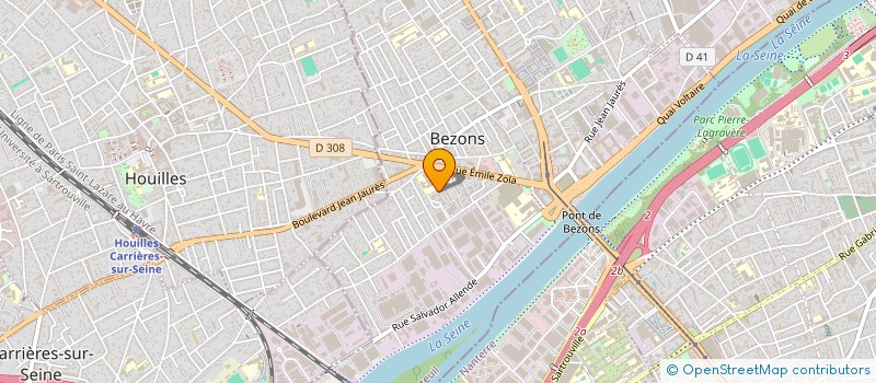 localisation de l'entreprise MONSIEUR JEROME LAURENT  BEZONS