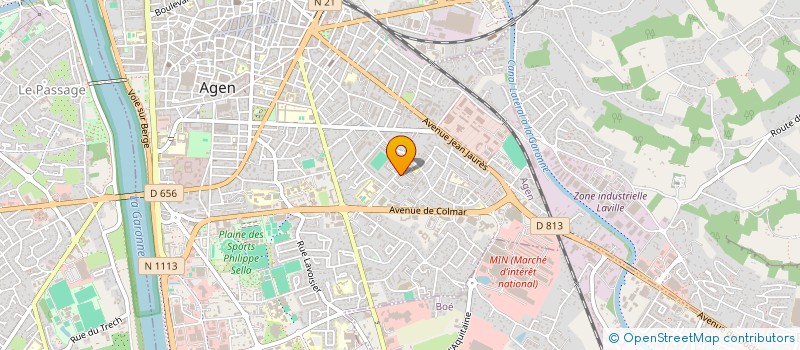 localisation de l'entreprise MONSIEUR JEROME LAVERNY  AGEN