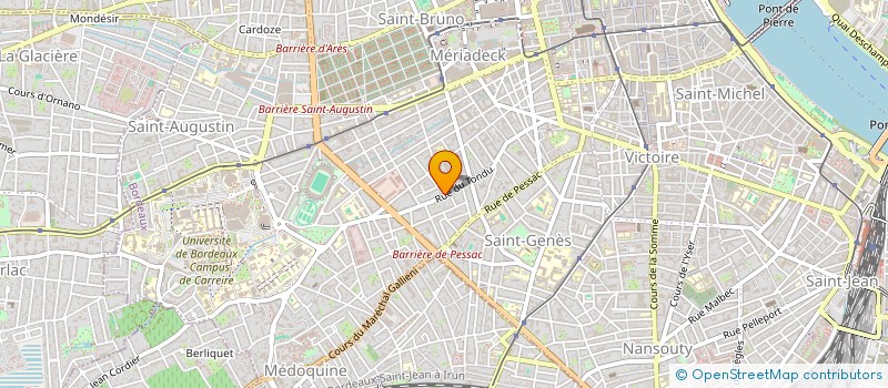 localisation de l'entreprise MONSIEUR JEROME LAVILLE à BORDEAUX