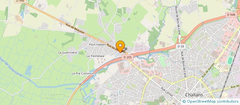 localisation de l'entreprise MONSIEUR JEROME LE BIHAN à SALLERTAINE
