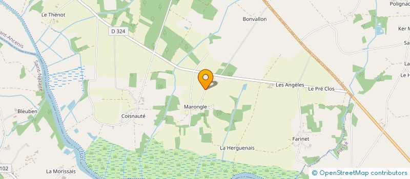 localisation de l'entreprise MONSIEUR JEROME LE BOT  FEGREAC