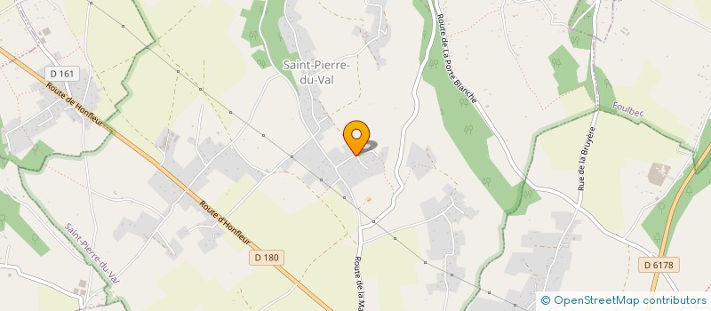 localisation de l'entreprise MONSIEUR JEROME LE BOURGEOIS  SAINT-PIERRE-DU-VAL