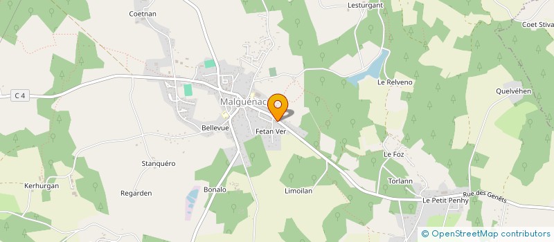 localisation de l'entreprise MONSIEUR JEROME LE DORNER  KERGRIST