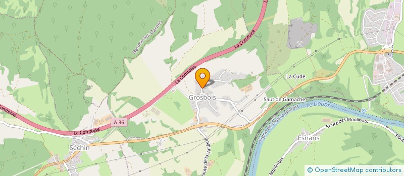 localisation de l'entreprise MONSIEUR JEROME LE GARSMEUR  GROSBOIS