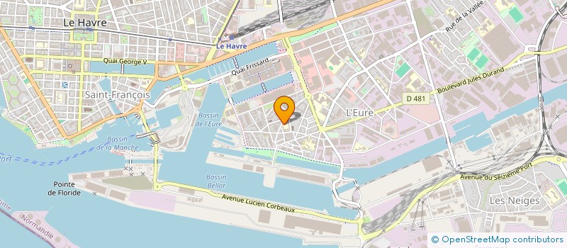 localisation de l'entreprise MONSIEUR JEROME LE GOFF à LE HAVRE