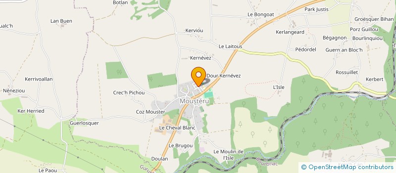 localisation de l'entreprise MONSIEUR JEROME LE LAY  MOUSTERU