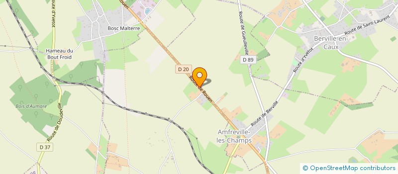 localisation de l'entreprise MONSIEUR JEROME LE MINOUX  DOUDEVILLE