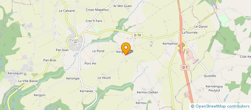 localisation de l'entreprise MONSIEUR JEROME LE TROADEC  YVIAS