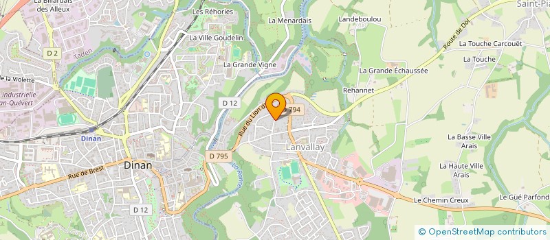 localisation de l'entreprise MONSIEUR JEROME LEBAS  LANVALLAY