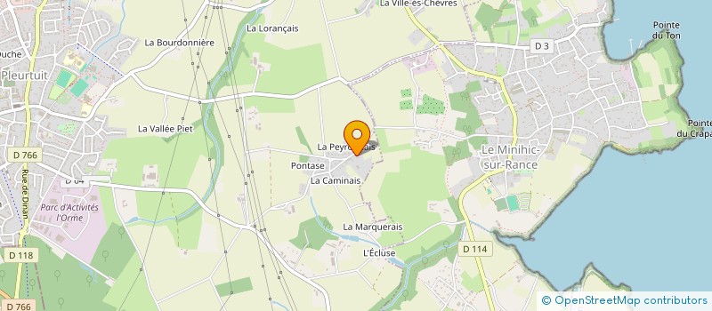 localisation de l'entreprise MONSIEUR JEROME LEBELTEL  PLEURTUIT