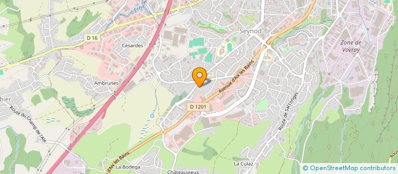 localisation de l'entreprise MONSIEUR JEROME LEBLANC à ANNECY