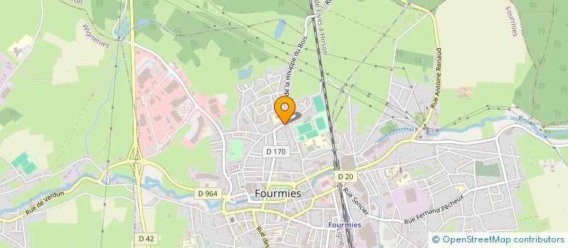 localisation de l'entreprise MONSIEUR JEROME LEBLEU  FOURMIES