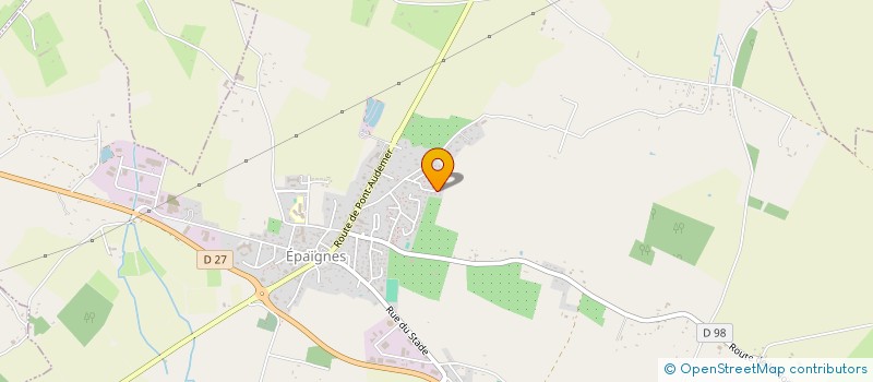 localisation de l'entreprise MONSIEUR JEROME LEBOEUF  EPAIGNES