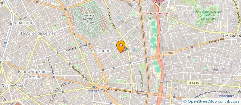 localisation de l'entreprise MONSIEUR JEROME LEBRE  PARIS