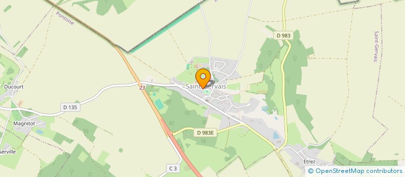 localisation de l'entreprise MONSIEUR JEROME LECAMP  SAINT-GERVAIS