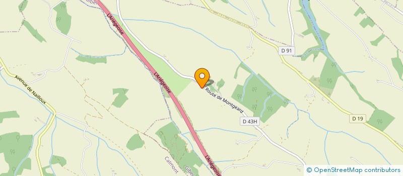 localisation de l'entreprise MONSIEUR JEROME LECAT  GIBEL