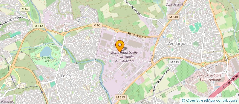 localisation de l'entreprise MONSIEUR JEROME LECHAT à VENDARGUES