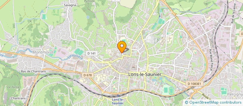 localisation de l'entreprise MONSIEUR JEROME LECLERC à LONS-LE-SAUNIER