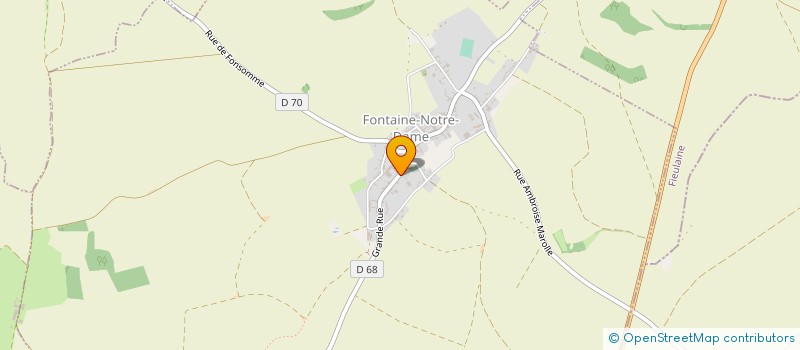 localisation de l'entreprise MONSIEUR JEROME LECLERCQ  FIEULAINE