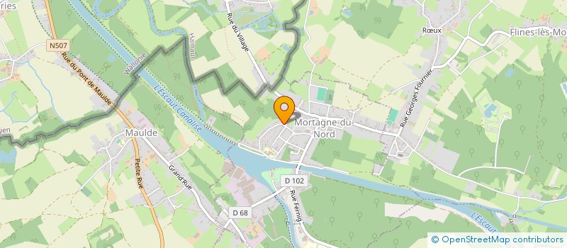 localisation de l'entreprise MONSIEUR JEROME LECONTE  MORTAGNE-DU-NORD