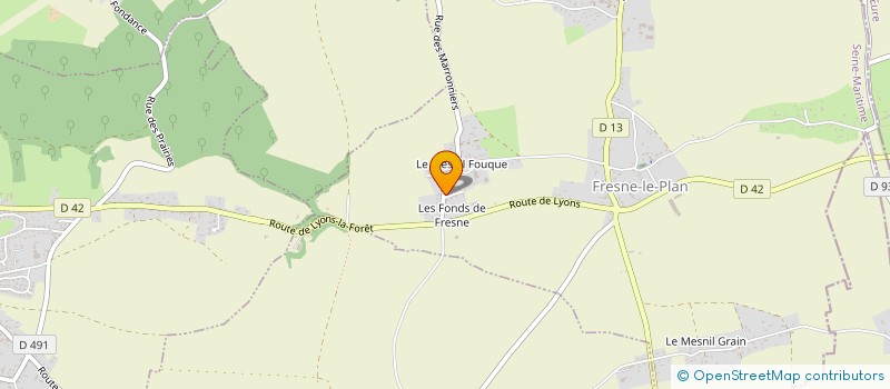 localisation de l'entreprise MONSIEUR JEROME LECOQ  FRESNE-LE-PLAN