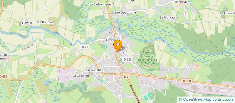 localisation de l'entreprise MONSIEUR JEROME LECORNU  LESSAY