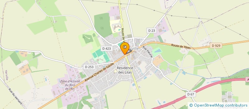 localisation de l'entreprise MONSIEUR JEROME LECOSSOIS  YERVILLE