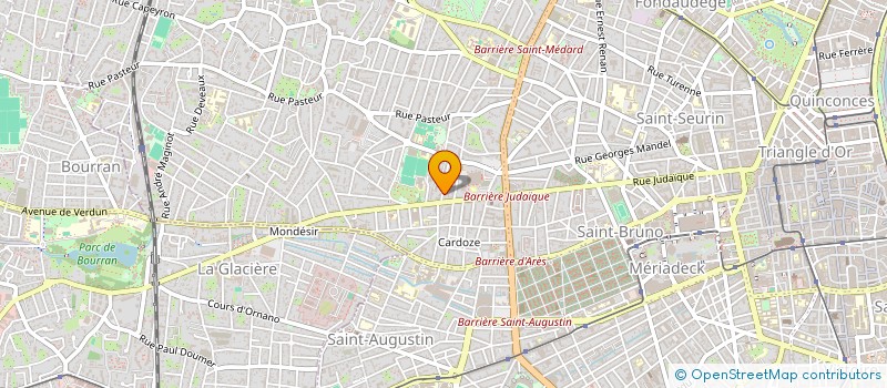 localisation de l'entreprise MONSIEUR JEROME LECUYER  BORDEAUX