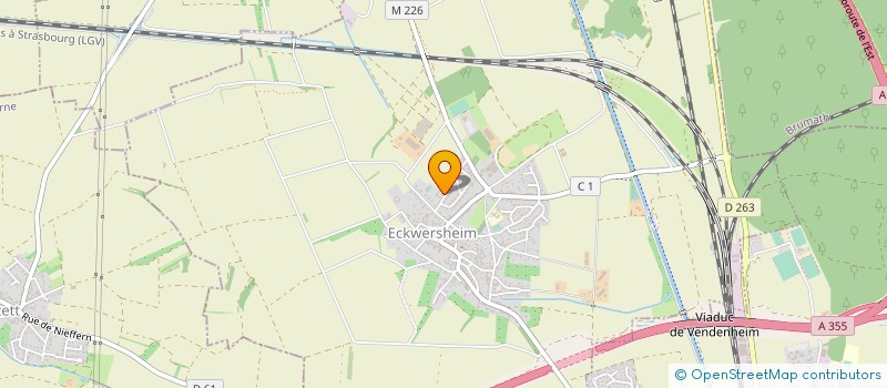 localisation de l'entreprise MONSIEUR JEROME LEDOUX  ECKWERSHEIM