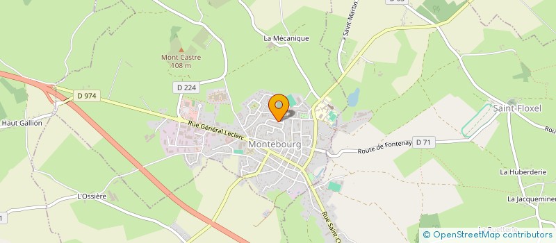 localisation de l'entreprise MONSIEUR JEROME LEFEBVRE  MONTEBOURG