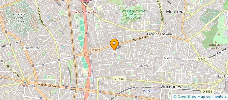 localisation de l'entreprise MONSIEUR JEROME LEFEBVRE DU PREY à MONTREUIL
