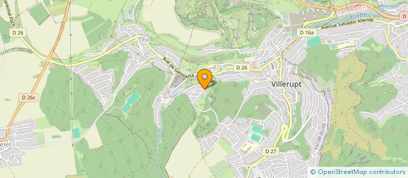 localisation de l'entreprise MONSIEUR JEROME LEGARDEUR  VILLERUPT