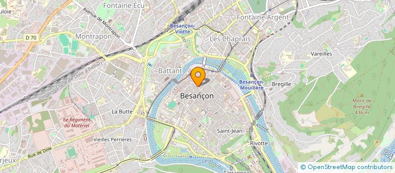 localisation de l'entreprise MONSIEUR JEROME LEGAT  BESANCON