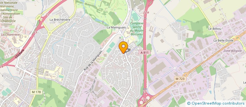 localisation de l'entreprise MONSIEUR JEROME LEGAULT à CARQUEFOU