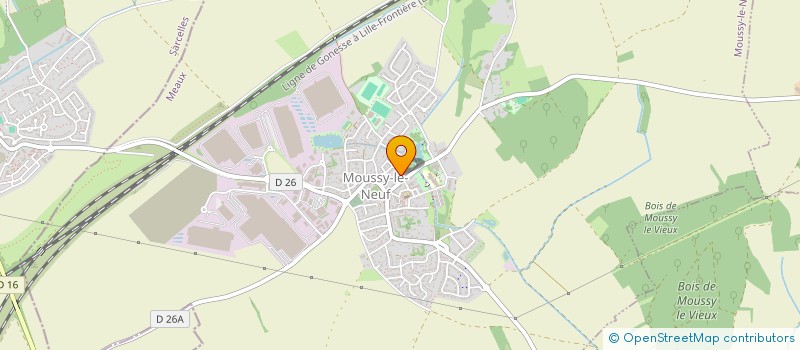 localisation de l'entreprise MONSIEUR JEROME LEGENDRE  MOUSSY-LE-NEUF