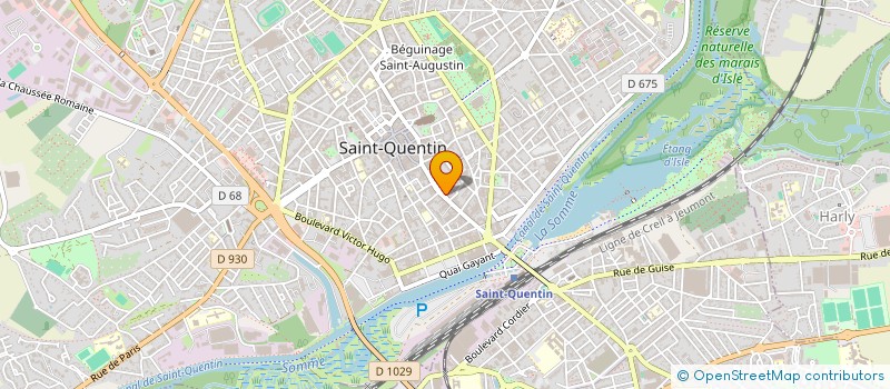 localisation de l'entreprise MONSIEUR JEROME LEGOUIX à SAINT-QUENTIN